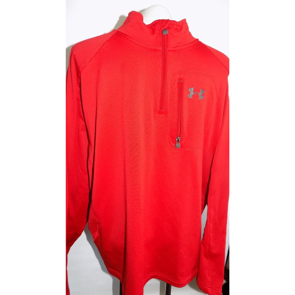 Under Armour Long‎ Sleeve 3/4 Zip-Up Shirt - Picture 2 of 4